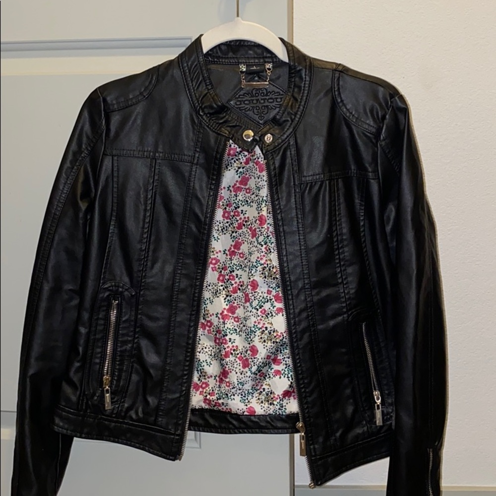 Faux Leather Jacket